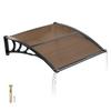 VEVOR Awnings for Door Entrance, 38 X 40 In, Exterior Front Door Window Awnings with Drainage & ABS Bracket, Rain Snow Sun Protection