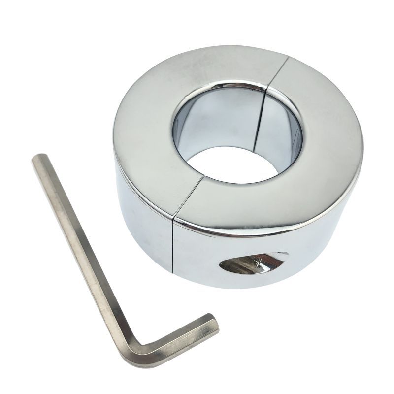 Metal Stainless Steel Scrotum Binding Pendant Ring Penis Weight Bearing Horseshoe Ring Penis Delay Adult Sex Sex Product