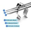 3pcs Stainless Steel Grill Clip Meat Thermometer Probe Clip Holder Ambient Temperature Readings BBQ Oven Grill Clip