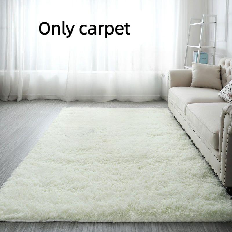 Stain-resistant Polyester Fiber Carpet For Girls' Bedroom And Living Room Decor