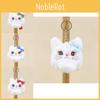 Sweet Cartoon Plush Cat Keychain Adorable Kitty Doll Bag Accessory