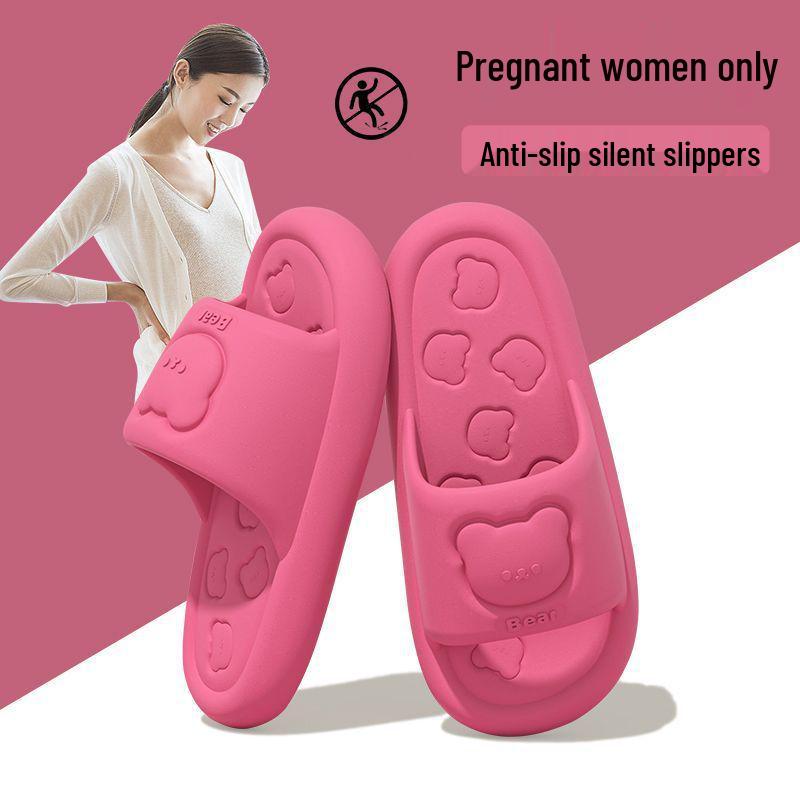 Men's Deodorant Non-Slip PVC Summer Slippers for Bathroom