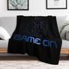Gamer Dice Throw Blanket Multi Use Warm Blanket for Living Room Bedroom
