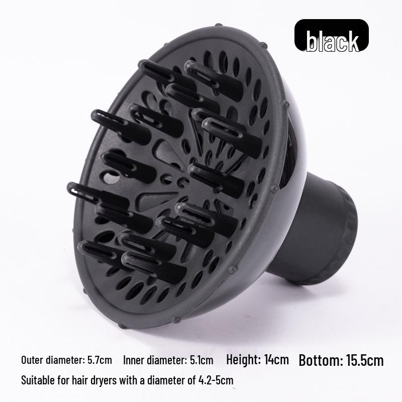 High-Temperature Resistant Silicone Telescopic Wind Cover for Curly Hair - Universal Folding Styler Hair Dryer.