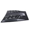 Carbon Fiber Look Universal Car Exterior Hood Vent Scoop Cover Air Intake Grille