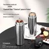 YIDISHUI Titanium Pop-Up Thermos Mug