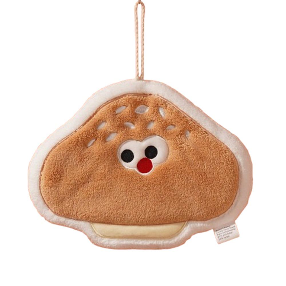 

Thickened Cartoon Hand Towels Creative Absorbent Hanging Towel Bathroom Kitchen Cleaning Style 4