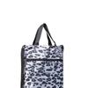 Puma Adjustable Strap Leopard Print Fabric Tote Shoulder Bag Unisex bags Black White 077926-02