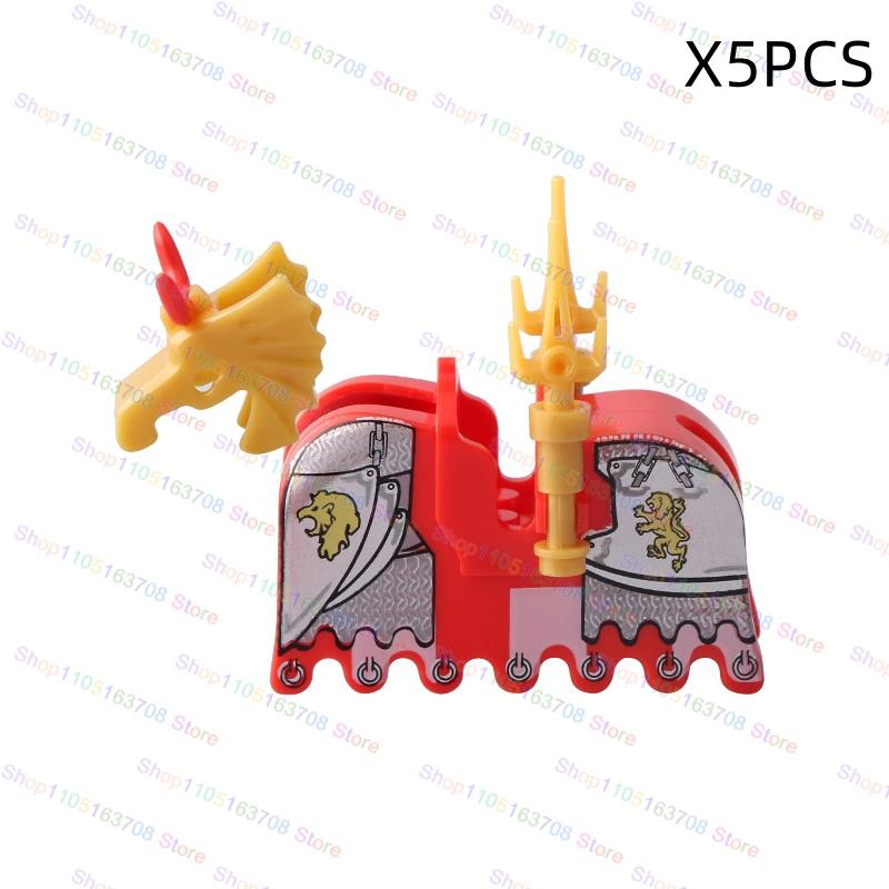 High-Quality Moc High-Quality Medeival High-Quality Knights High-Quality Figures High-Quality Horse High-Quality Saddle High-Quality Mount
