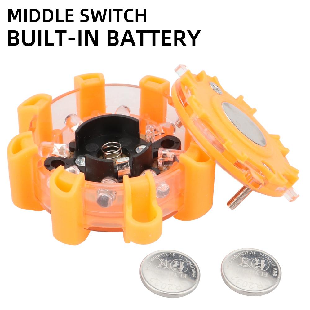 Buďte vidět a v bezpečí: 1ks LED nouzové světlo do auta pro silniční diskový maják a výstražné noční světlo