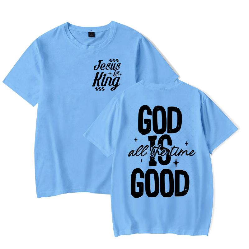 Jesus Religious Believe Shirts for Unisex Women God Is Good All The Time Classic Tops Gift for HerHim Faith Based TShirt tops