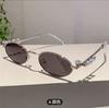 ins tide joint sunglasses women sunglasses men diamond oval yk Internet celebrities