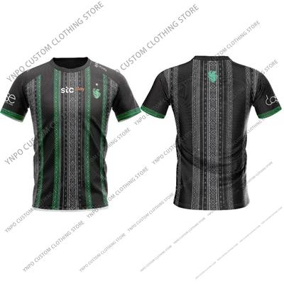 2024 Falcons Team T-shirt DOTA 2 Print Short Sleeve Middle East Player Uniform Sports Fashion Men's T-shirt