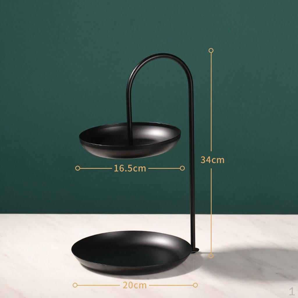 Mehrschichtiger Tablett-Organizer, Kuchenständer Hochzeitsdekoration Kosmetik-Organizer-Ständer, Schmuckaufbewahrung