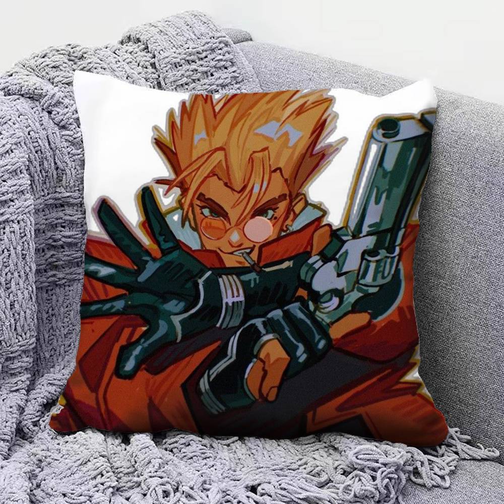 Vash Trigun Anime  Home Sofa Cushion Covers and Aecorative Custom Pillow Covers