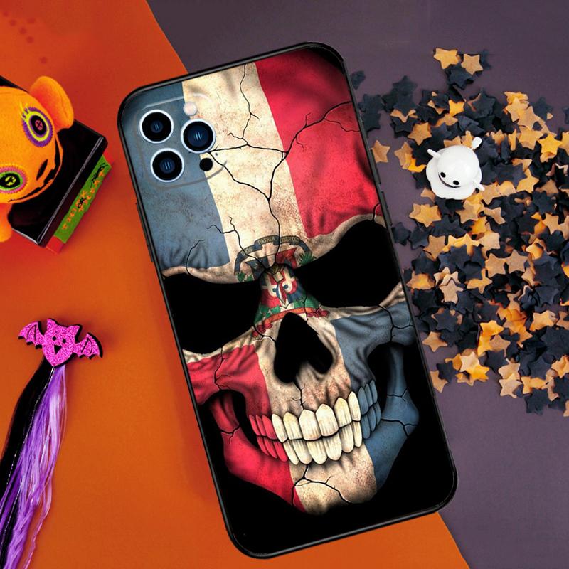 Flagge der Dominikanischen Republik Stoßstangenhülle Für iPhone 16 14 15 Pro Max 11 12 13 Pro Max Mini XR 16e 16 15 Plus Handyhülle