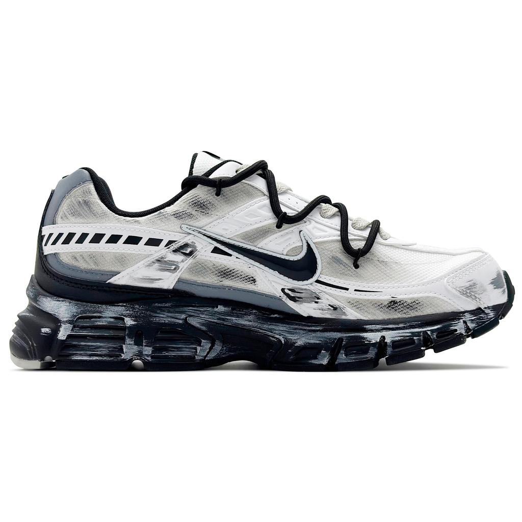 Nike Initiator Abriebfest Niedrig geschnitten Lässig Stadt Pendeln Laufschuhe Herren Schwarz Weiß Grau 394055-100(Team260-QD)