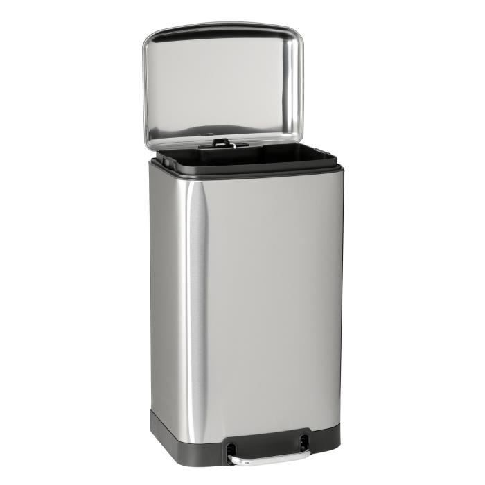KITCHEN MOVE Pedal Bin GREENWICH - 40L - Stainless Steel with Bucket