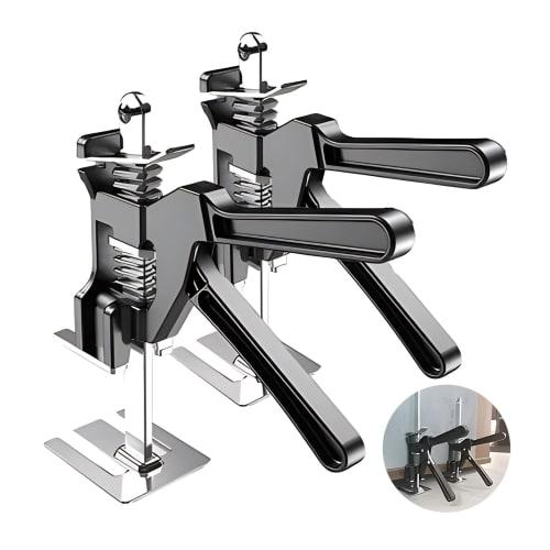 YTCYKJ Hand Lifting Tool Jack, 2 Pieces, Labor-Saving, Maximum Load Capacity 220kg, Steel Base, Multi-Function, Height Adjustable, Mini Lifter, Arm Ja