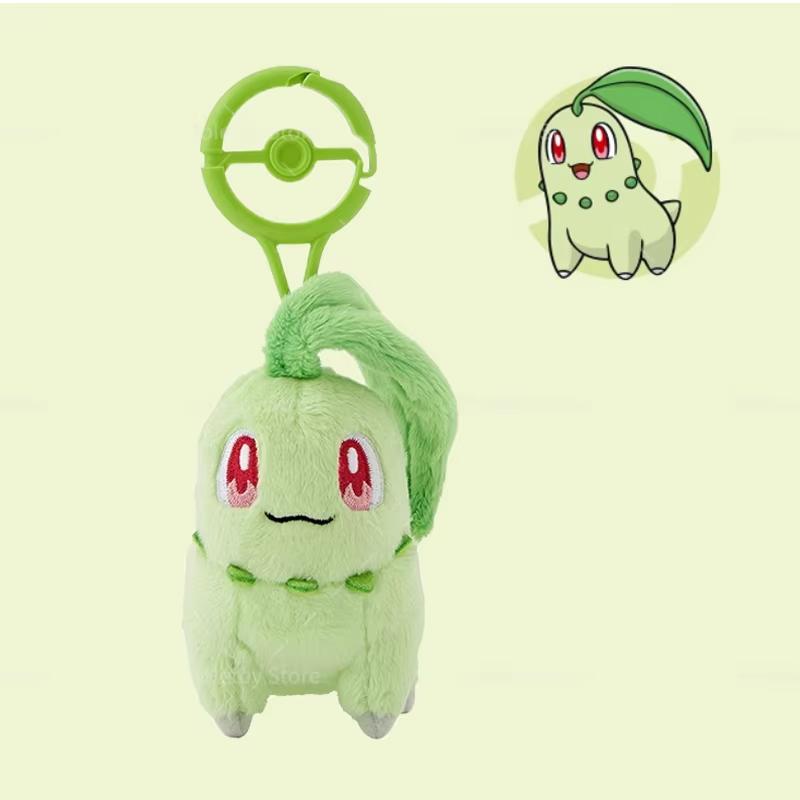 Original Pokemon Plush Key Ring Pikachu Sylveon Eevee Charmander Squirtle Quaxly Pok Sphere Buckle Animation Merchandise Presents