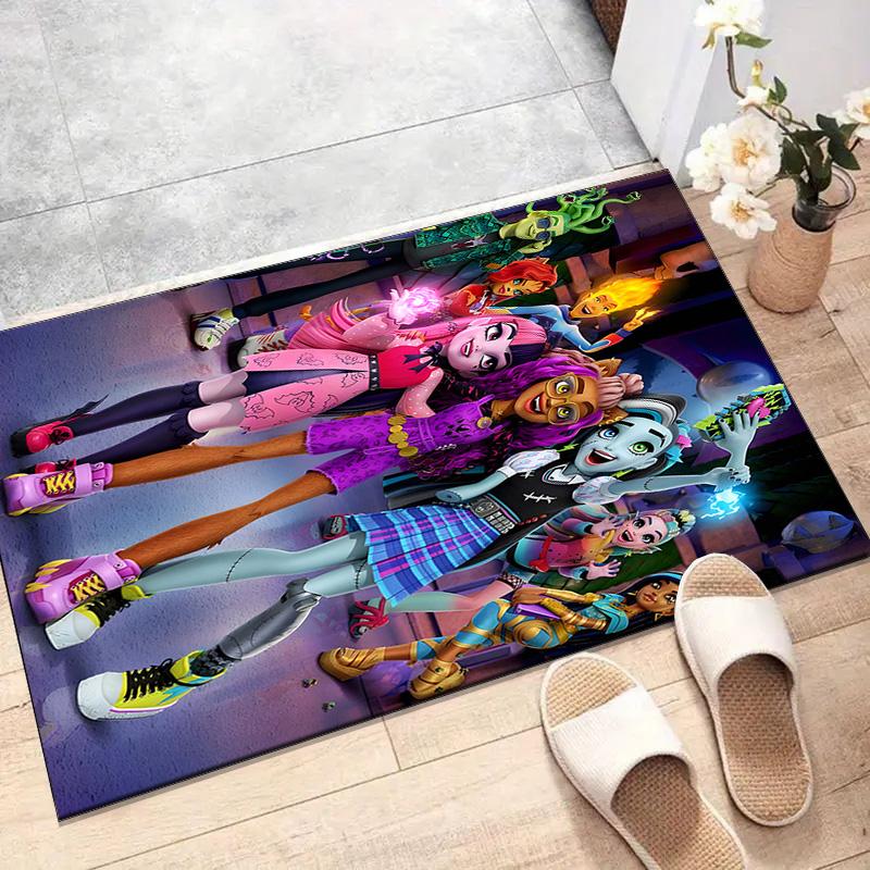 1pc Monster High Draculaura3 Design Printed Area Rug Carpet for Bedroom Living Room Home Decor Rugs Mat Non Slip Mat Rug for Bedside