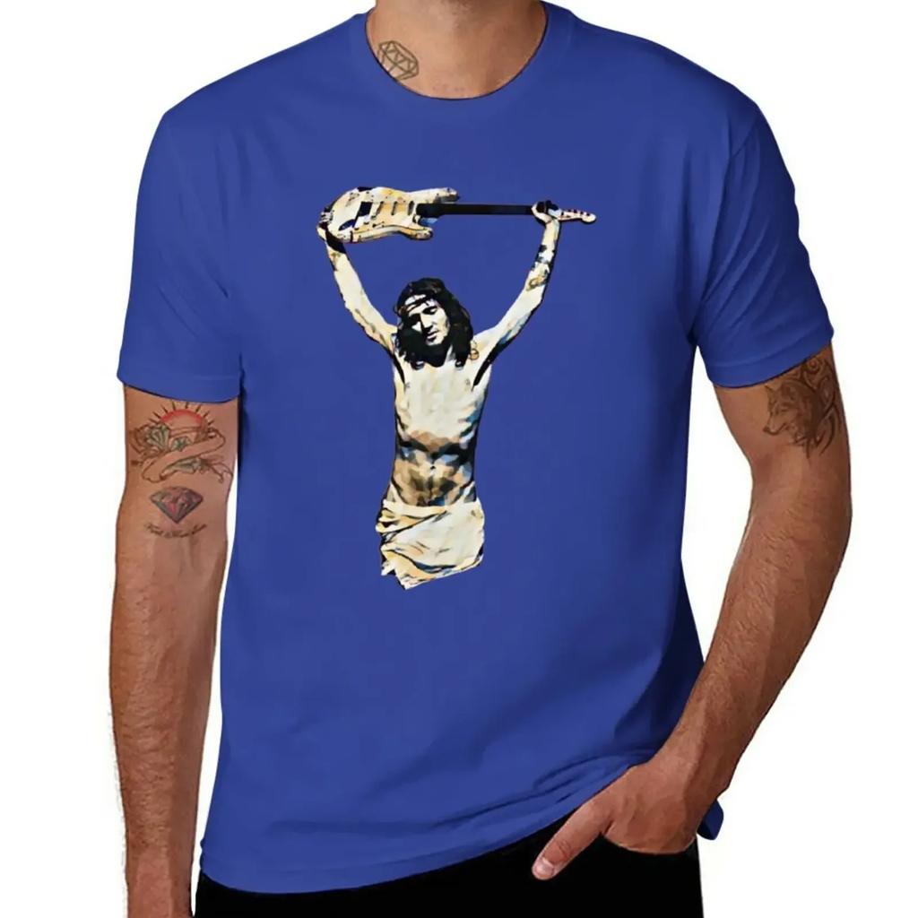 Jesus Christy Guitar - John Frusciante T-Shirt customizeds plain plus sizes big and tall t shirts for men