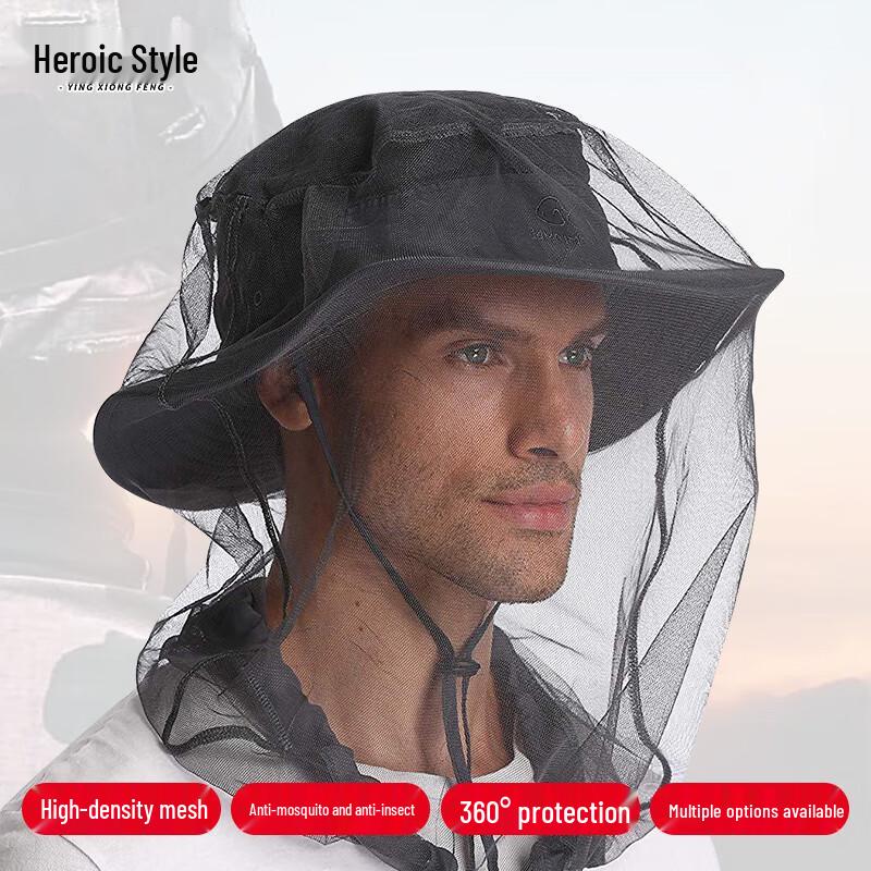 Breathable Mesh Hat Cover & Face Shield (5-Pack)