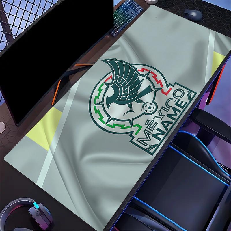 Custom Name,Mexico Mouse Pad, Large Gaming Desk Mat, Non-slip XXL Mousepad for Laptop & Tablet, Mini PC Playmat with Stitched Edges