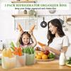 Refrigerator Food Storage Box Fruit Vegetable Fresh-keeping Box Fridge Side Door Drawer Organizer Rack Kitchen Storage Supplies
