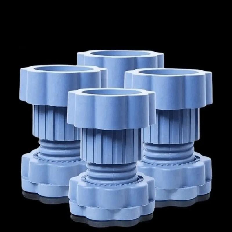 4Pcs Erhöhen Höhe Waschmaschine Stoßfest Pad Rutschfeste Einstellbare Höhe Anti Vibration Matte Gummi Universal