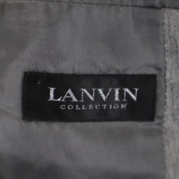 Lanvin Made In Japan Linen Blend Tailored Jacket B46 Gray Men's Used