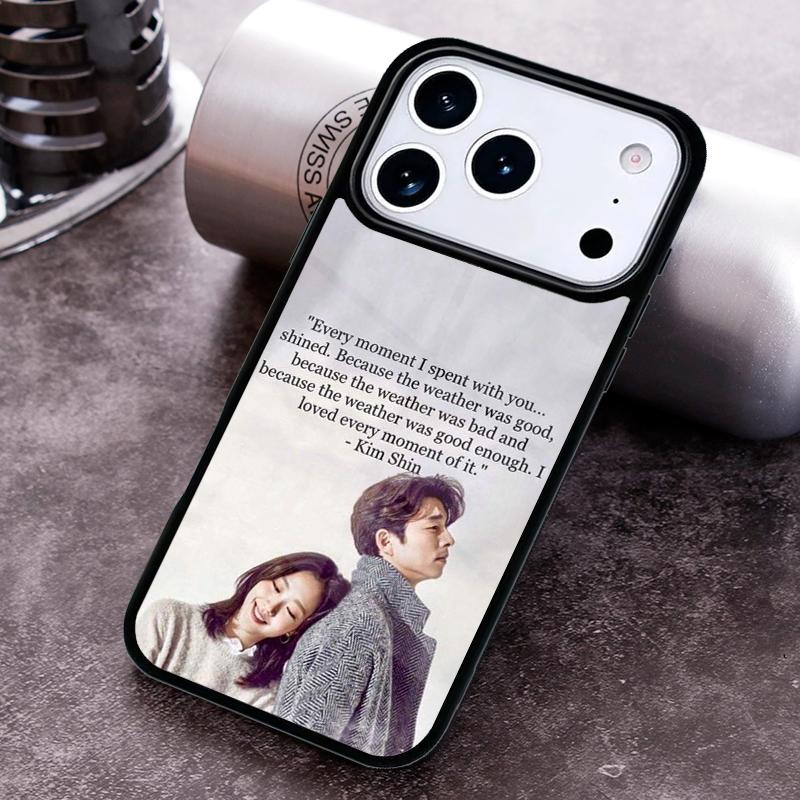 GongYoo Goblin Korean Drama Phone Case for iPhone 17 16 15 Pro Max Air 14 13 12 11 Plus Shockproof Cover