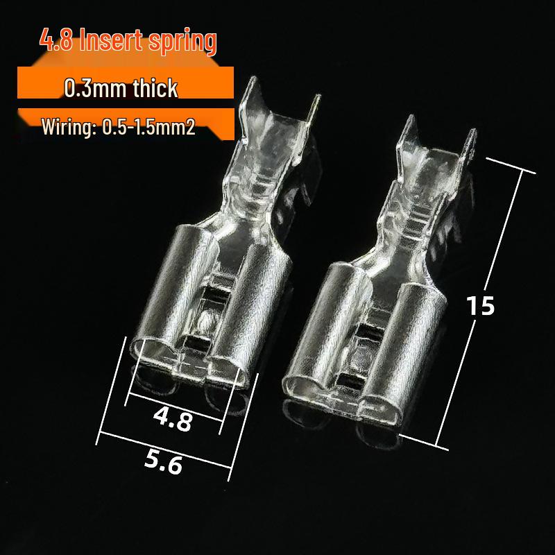 2.2/2.8/4.8/6.3 Spade Terminal Female & Male Wiring Connector Sheath