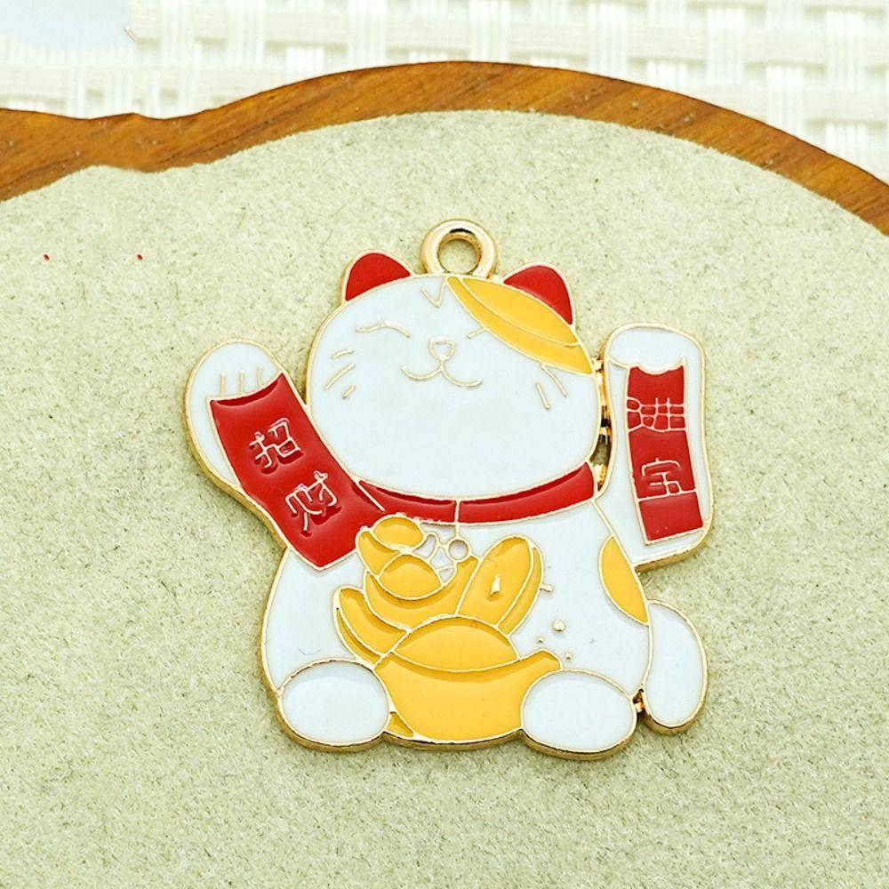 Tag Pendant Mobile Phone Straps Lucky Cat Phone Pendant Fortune Cat Keychain Mobile Phone Lanyard