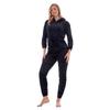 Keanu Womens/Ladies Zipped Long Pyjama Set