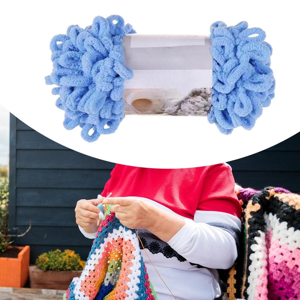 Dickes Wollgarn Voluminös Weich Sommer DIY Häkeln Armstricken Kissen Decke Stricken für