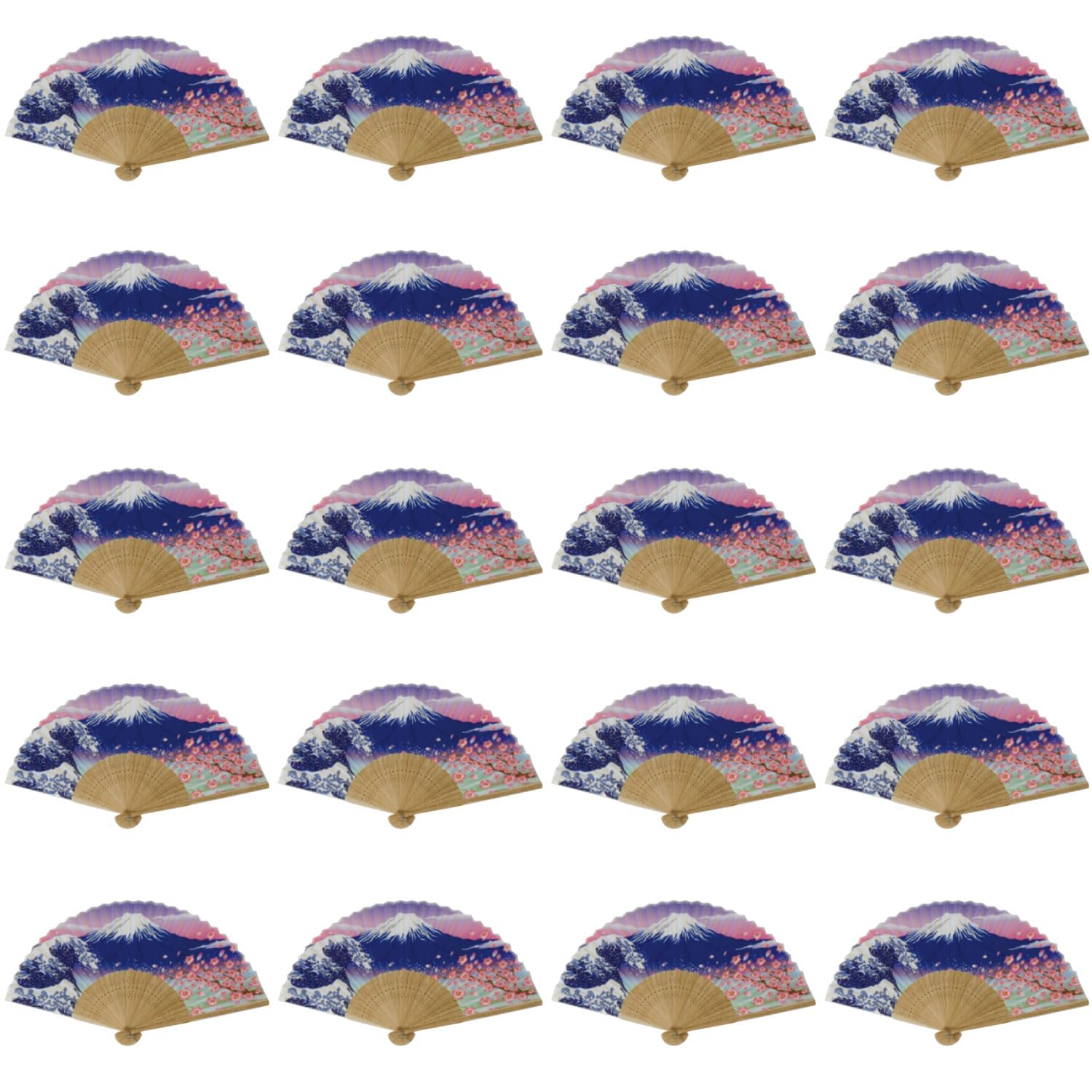 

Castle Enterprises Премиальные Веера Ручной Работы [Mt. [Фудзи] Набор из 20 штук - Оптовая покупка, отличный японский сувенир для иностранцев