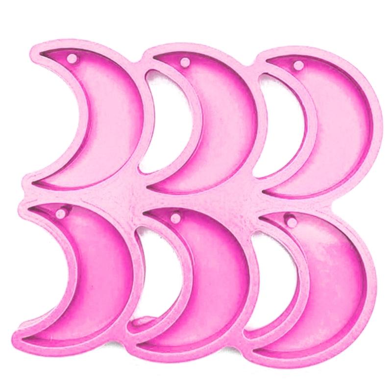 

Jewelry Casting Molds,Silicone Pendant Resin Molds Moon/Star Epoxy Resin Casting Mold for Earrings Keychain Making