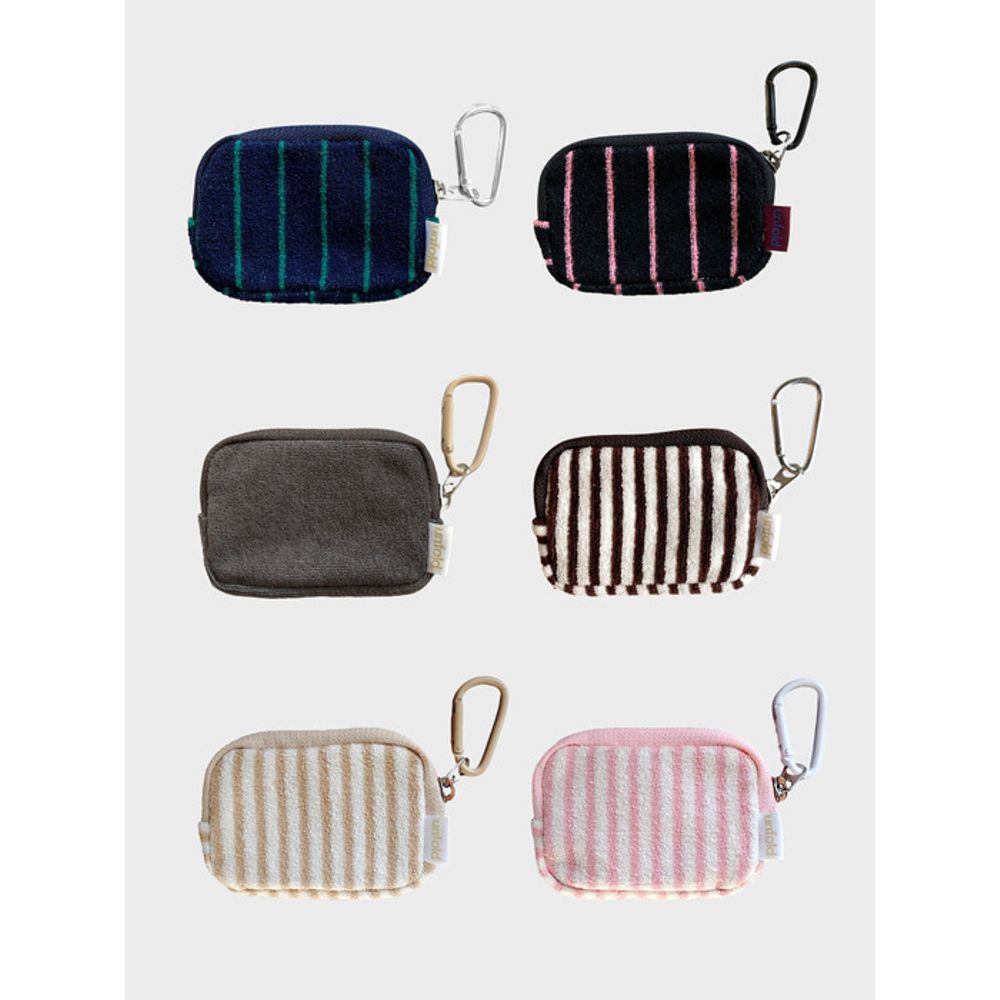 unfold Terry card case Keyring(24colors)