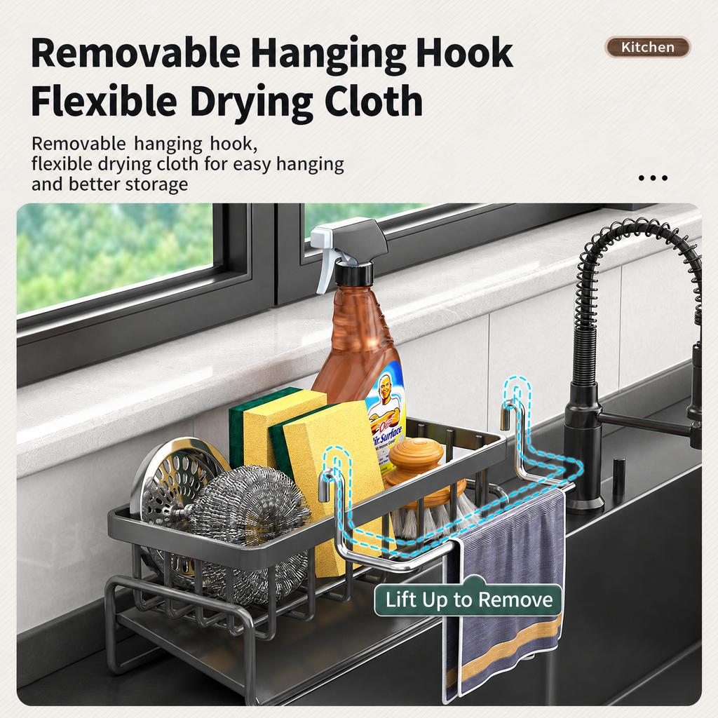 Sink Caddy Kitchen Storage Rack
