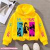 Fashion Women's Hoodie K-Pop Demon Hunters Print Kids Hoodie Pullover Girl Tops Spring And Autumn Leisure Sweatshirr Clothing