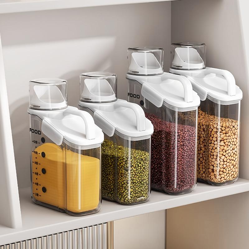 Sealed Jars Grain Storage BoxesKitchen Beans Food-grade Storage Bottles Covered Storage Jars Rice Buckets Rice Jars