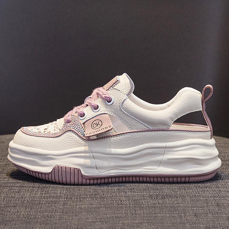 

Hollow women s summer sandals new versatile breathable sports and leisure women s shoes 40 розовый