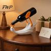 Gans Weinflaschenhalter Flaschenhalter, 3D Gedrucktes Gestell, Tischdisplay Ständer für Zuhause Büro Bars, Dekoratives Geschenk Liebhaber Praktisch