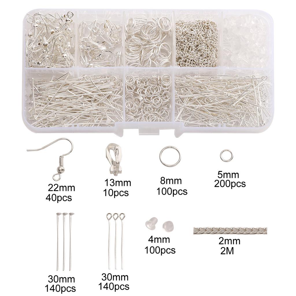 DIY Jewelry Accessories, Earrings, Ear Hooks, Bracelets, Necklaces, Handmade Bead Materials, Tool Sets