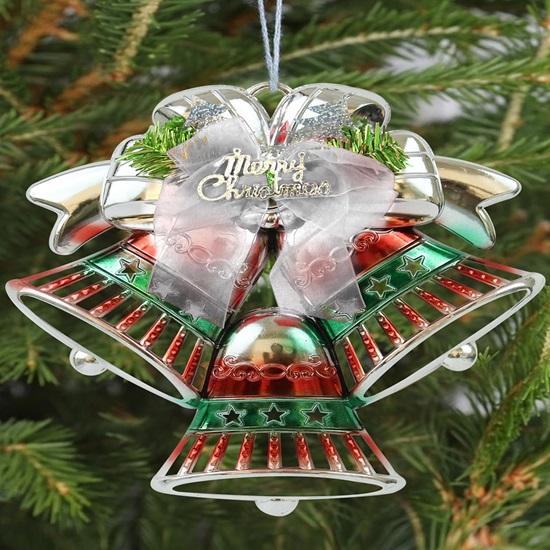 

Предметы для украшения рождественской елки Большие колокольчики для входной двери, елки, настенные подвесные реквизиты, украшения, аксессуары, рождественский декор для дома, офиса