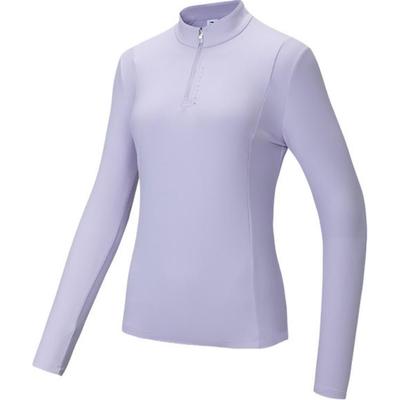 Training Series Logo Letter Pullover Sports Long Sleeve Knit Top Women Tops Peach-Purple 162447403-1