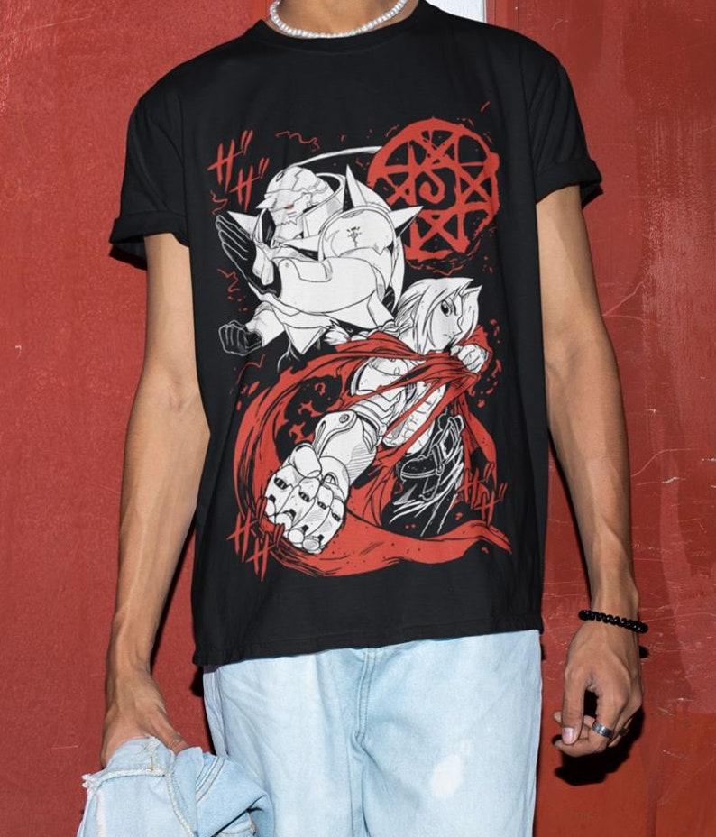 Fullmetal Alchemist Tee Gift Shirt Men's Women's Summer Short Sleeve T-Shirt Graphic Y2k T-Shirt Clothing Casual Streetwear