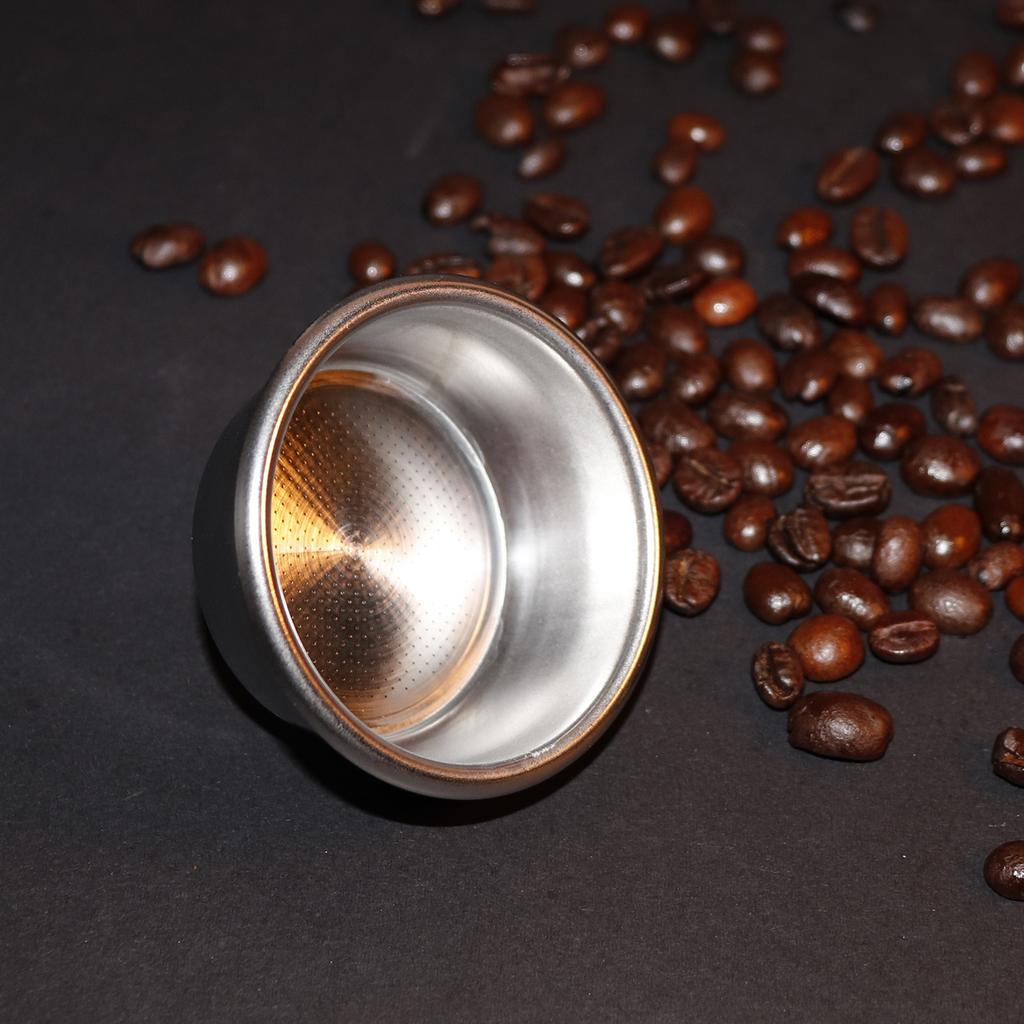 51mm Kaffeetassen-Filterkorb Edelstahl Kompatibel mit Siebträger