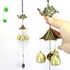 D5 Retro Wind Chimes Copper Wind Bell Hanging Pendants Garden Decorations Outdoor Oriental Lucky Pendants Home Room Decor Items